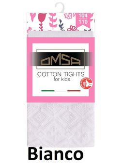 OMSA kids Collant 12A12-3 с жаккардовым рисунком - acqua
