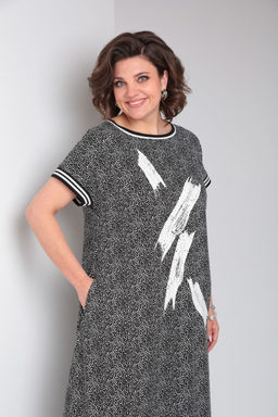 Платье INVITE 4083 черный дизайн - Mira fashion фото 217