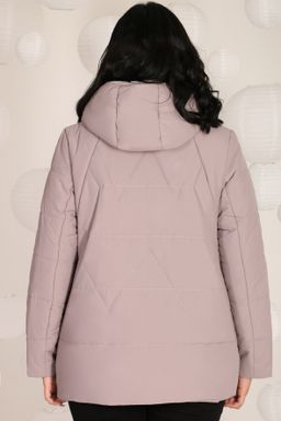 Куртка с капюшоном больших размеров - Almond фото 4