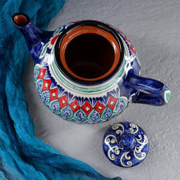 Чайник заварочный Риштанская Керамика «Узоры», 1 л, МИКС