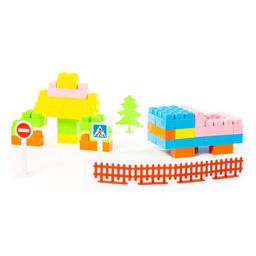 Конструктор Малютка (54 элемента) (в ведёрке) - Полесье фото 3