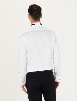 Beyaz Slim Fit Smokin G_mlek