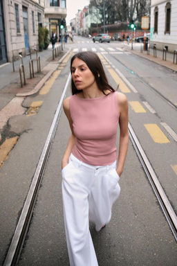 RIBBED TOP - Zara фото 3