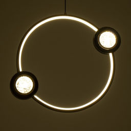 Светильник BayerLux «Самбер» 35 Вт LED черный 37×6×41 см