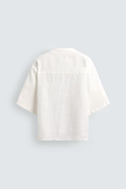 100% LINEN SHIRT - Zara фото 11