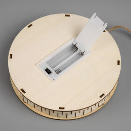 Подвеска световая Дед Мороз и Снегурочка, 153 см, 6 LED, от батареек АААx2, свечение тёплое белое - Luazon lighting фото 3