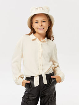 Basic Uzun Kollu K?z ?ocuk G?mlek