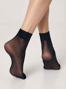 Цена за 2 пары. Носки Удлиненные CONTE Носки Solo 20 (2 пары) nero - Conte elegant фото 2