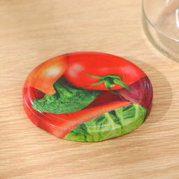 Цена за 40 шт. Крышка для консервирования «Элитная», ТО-82 мм, жесть, лак, литография, фасовка 20 шт., МИКС