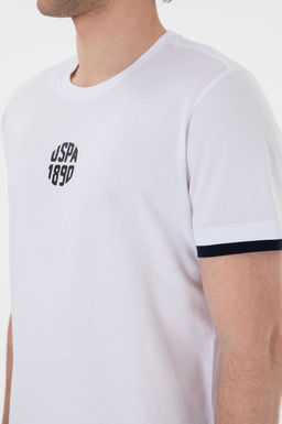 Erkek Regular Fit Bisiklet Yaka Beyaz Ti__rt Sepette S_rpriz _ndirim - U.s. polo assn фото 7