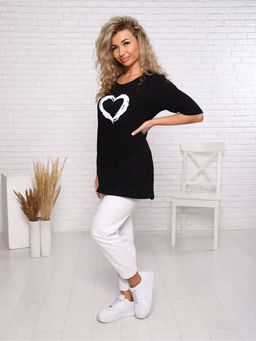 Футболка удлиненная 783