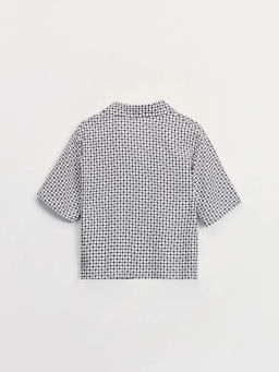 Блуза из вискозы с коротким рукавом ZR2605012011-246 / Zarina