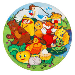 Рамка - вкладыш «Русские народные сказки», 12 деталей, 25×25 см