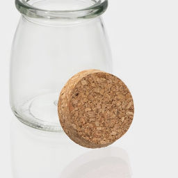 Цена за 12 шт. Банка для сыпучих Доляна Парфе, 200 мл, 78.5 см, с пробковой крышкой, стекло, прозрачная  фото 4