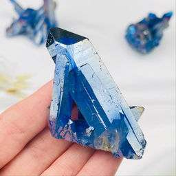 Друза из Горного Хрусталя (титан.покрытие) - Радуга самоцветов фото 2