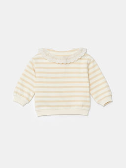 Bebe Yaka Uzun Kollu K?z Bebek Sweatshirt - Waikiki фото 2