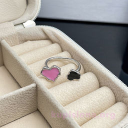 Кольцо Black and pink stars