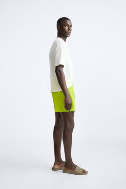 DOKULU REGULAR FIT DENIZ SORTU - Zara фото 7