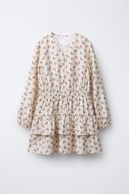 BUTTERFLY PRINT DRESS