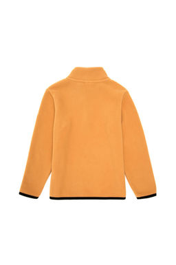 Erkek _ocuk Yar_m Fermuarl_ Camel Polar Sweatshirt