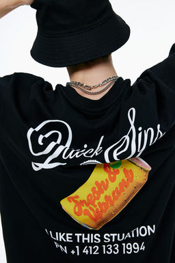 Camiseta con motivo estampado Loose Fit - H&m фото 3