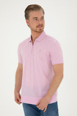 U. S. Polo Assn / Мужская розовая футболка - U.s. polo assn фото 11
