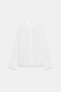 CAMISA LINO 100% ZW COLLECTION / Blanco - Zara фото 5