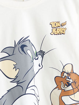 Tom & Jerry Bask?l? Erkek Bebek Ti??rt