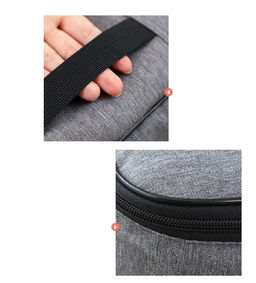 Сумка-органайзер Buro с кодовым замком 37×27×10,5 см серая  фото 4