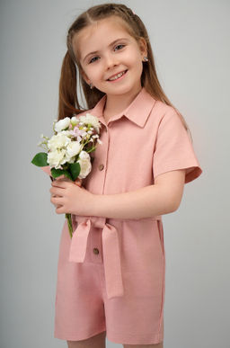 Льняной комбинезон для девочки Happyfox - Happy fox фото 4