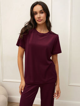 Костюм женский Кэт-1 Велюр Марсала М-274К MODAMICA