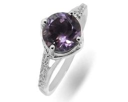 Кольцо из серебра аметист, Жюли