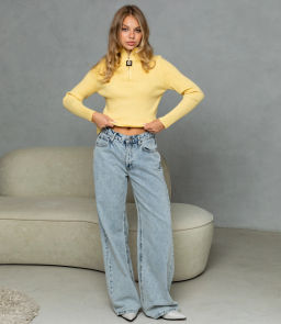 Джемпер #КТ033 (1), горчичный