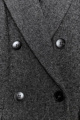 OVERSIZE DOUBLE-BREASTED BLAZER - Zara фото 9