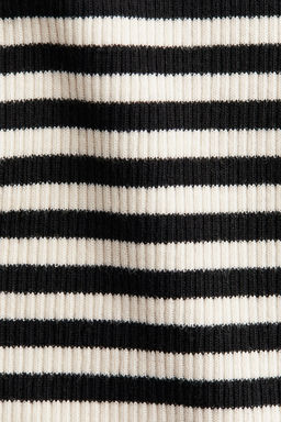 Camiseta en punto de canale - H&m фото 2