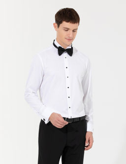 Beyaz Slim Fit Smokin G_mlek