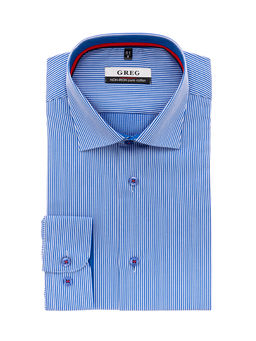 Сорочка мужская длинный рукав GREG 221/131/8508/Z/1p_GB