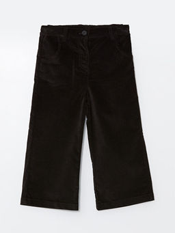 Beli Lastikli Kadife Erkek Bebek Pantolon