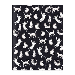 Тетрадь, 32 л. дизайнерский блок(клетка), арт. 65812/ КОШАЧЬИ НЕЖНОСТИ / 200х259 мм, мягкий переплёт