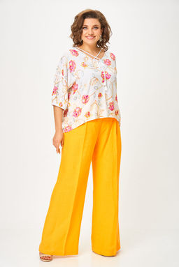 Костюм ANDINA CITY 9071-25 белый/желтый