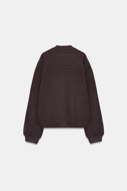 SOFT LONG SLEEVE SWEATSHIRT - Zara фото 6
