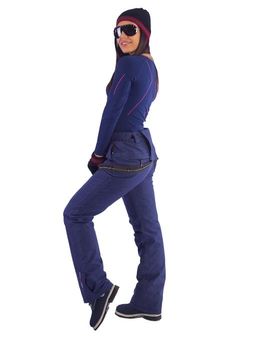 Брюки D-8163 Синий