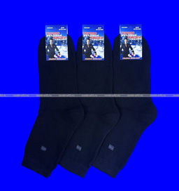 Цена за 5 пар. 5 ПАР - Ростекс (Рус-текс) ТЕРМОноски мужские внутри махра хлопок МГ-23-Х