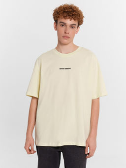 Футболка мужская желтая с надписью never ending нефрит +печать 111927 - Mark formelle фото 2