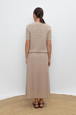 VERY NEAT _ ЕВ 734/бежевый юбка жен