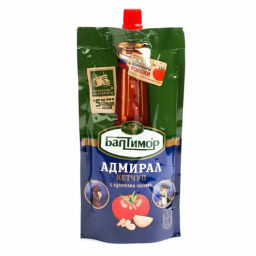 Балтимор, кетчуп Адмирал с кусочками чеснока, 260 г  фото 2