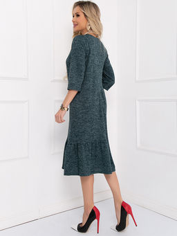 ПЛАТЬЕ КАМПАНО (ИЗУМРУД) - Bellovera фото 3