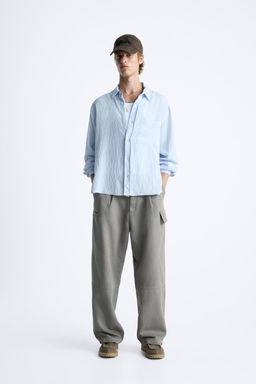 CIZGILI JACQUARD GOMLEK