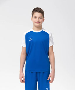 Футболка игровая JOGEL CAMP Reglan Jersey, синий/белый, детский