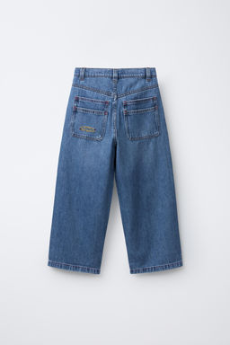 EMBROIDERED BAGGY JEANS - Zara фото 2